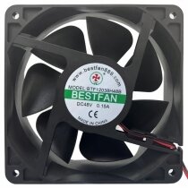 BESTFAN BTF12038H48B DC 48V 0.15A 2 Wires Axial Cooling Fan