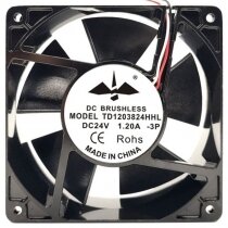 TD TD1203824HHL 24V 1.20A 2 / 3 Wires DC Brushless Axial Cooling Fan