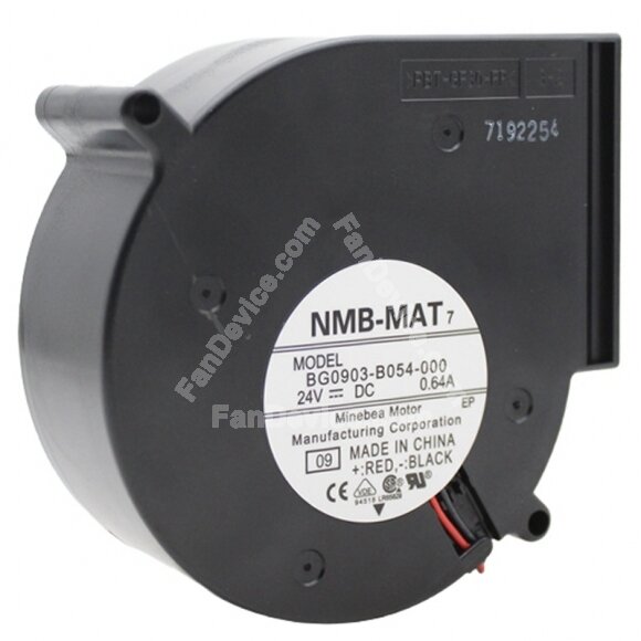 NMB-MAT BG0903-B054-000 DC 24V 0.64A 2 Wires 9733 Blower Cooling Fan