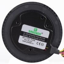SANONDA BUTA10025B12UP005 12V 0.52A 3 Wires DC Brushless Axial Fan