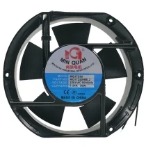 MIN QUAN MQ17250HBL2 AC 220V 0.24A 36W 2 Wires Axial Cooling Fan