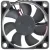 ADDA AD3512LB-K70 DC 12V 0.05A 2 Wires Axial Cooling Fan