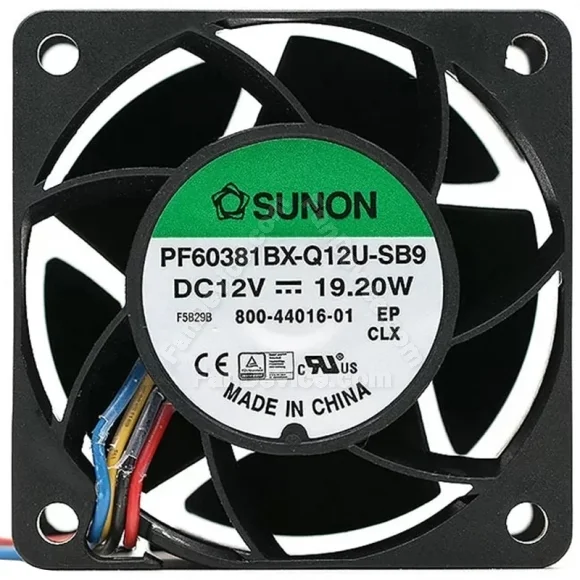 Sunon PF60381BX-Q12U-SB9 DC 12V 19.20W 4 Wires PWM Cooling Fan