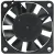 NMB 06015KA-12P-BA DC 12V 0.22A 2 Wires Axial Cooling Fan