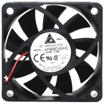 Delta AFB0624VHC 24V 0.18A DC Brushless 2 Wires Axial Cooling Fan