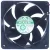Magic MGA12012MB-A25 DC 12V 0.38A 2 Wires Axial Cooling Fan