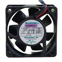 MECHATRONICS F6025X12B DC 12V 0.330A 2 Wires Axial Cooling Fan
