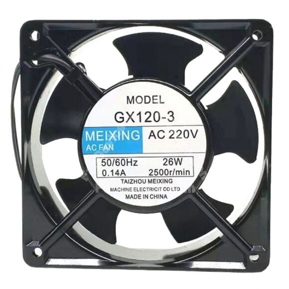 MEIXING GX120-3 AC 220V 0.14A 26W Axial Cooling Fan