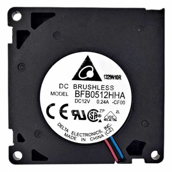 Delta BFB0512HHA DC 12V 0.24A 2 Wires / 3 Wires Blower Cooling Fan