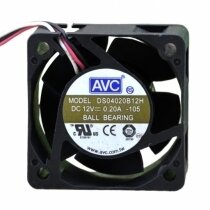 AVC DS04020B12H DC 12V 0.20A 2 Wires / 3 Wires Axial Cooling Fan