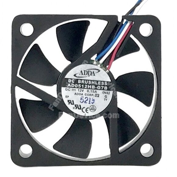 ADDA AD0512HB-G7B DC 12V 0.15A 5010 Axial Cooling Fan