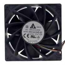 Delta PFC1412HE-00 DC 12V 9.0A 2 Wires / 3 Wires / 4 Wires Axial Cooling Fan