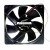 ADDA AD12012DB257000 DC 12V 0.13A 2 Wires Axial Cooling Fan