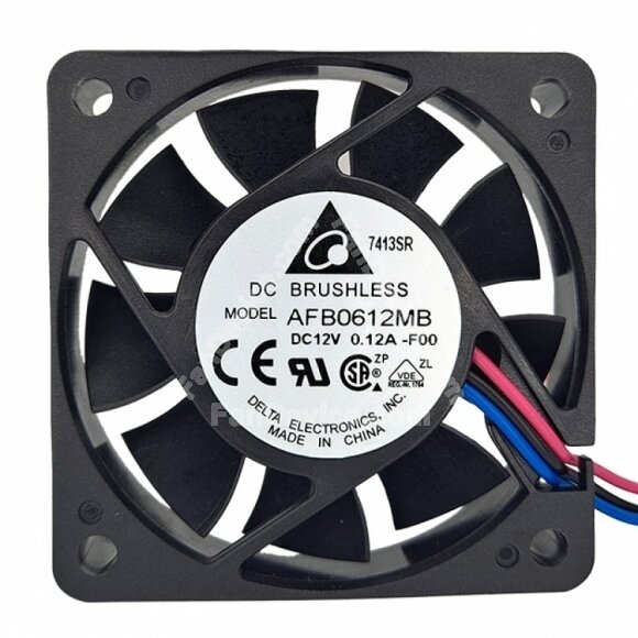 Delta AFB0612MB DC 12V 0.12A 2 Wires / 3 Wires Axial Cooling Fan