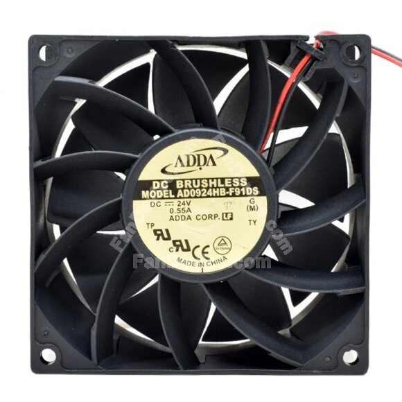 ADDA AD0924HB-F91DS DC 24V 0.55A 9038 Axial Brushless Cooling Fan