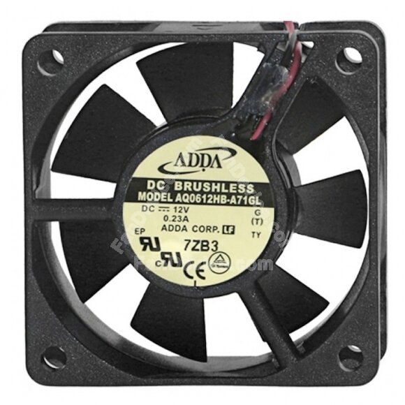 ADDA AQ0612HB-A71GL DC 12V 0.23A 6025 Axial Brushless Cooling Fan