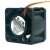 Sanyo Denki 109P0424B302 DC 24V 0.13A 2 Wires / 3 Wires Axial Cooling Fan