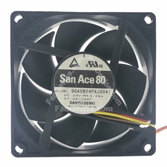 Sanyo Denki San Ace 80 9GA0824P4J0041 DC 24V 0.28A 8025 PWM Axial Cooling Fan