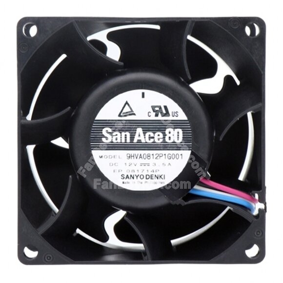 Sanyo Denki San Ace 80 9HVA0812P1G001 DC 12V 3.5A 8038 PWM Axial Cooling Fan