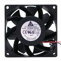 Delta FFB0812GHE DC 12V 1.38A 2 Wires / 3 Wires / 4 Wires Axial Cooling Fan
