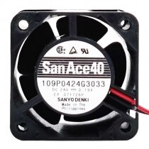 Sanyo Denki San Ace 40 109P0424G3033 DC 24V 0.19A 4028 Axial Cooling Fan