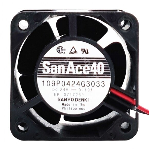 Sanyo Denki San Ace 40 109P0424G3033 DC 24V 0.19A 4028 Axial Cooling Fan