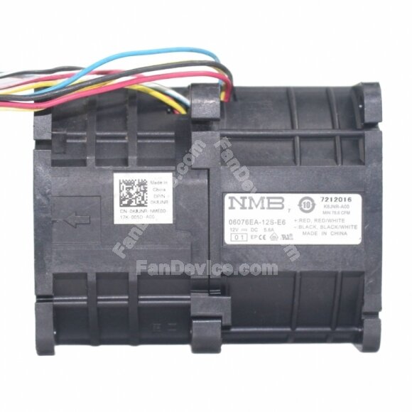 NMB 06076EA-12S-E6 DC 12V 5.6A 6076 Axial Cooling Fan