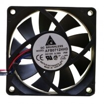 Delta AFB0712HHD DC 12V 0.30A 2 Wires / 3 Wires / 4 Wires Axial Cooling Fan