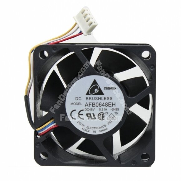 Delta AFB0648EH DC 48V 0.21A 2 Wires / 3 Wires / 4 Wires Axial Cooling Fan