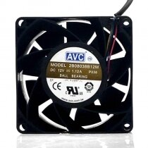AVC 2B08038B12M DC 12V 1.12A 2 Wires / 3 Wires / 4 Wires Axial Cooling Fan