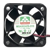 Protechnic MGA5024ZB-O15 DC 24V 0.25A 5015 Axial Cooling Fan