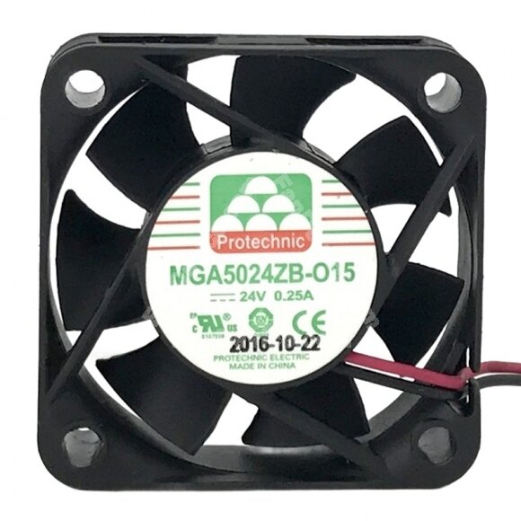 Protechnic MGA5024ZB-O15 DC 24V 0.25A 5015 Axial Cooling Fan