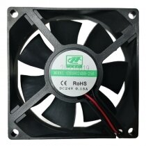 TJ CHA8024BH-25B DC 24V 0.15A 8025 Axial Cooling Fan