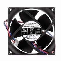 DWPH EFC-08J12H-AR01 DC 12V 0.60A 3 Wires Axial Cooling Fan