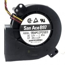 Sanyo Denki San Ace B97 9BAM12P2G03 DC 12V 1.85A 9733 Blower Cooling Fan