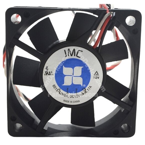 JMC 6015-12HBA DC 12V 0.17A 6015 Axial Cooling Fan