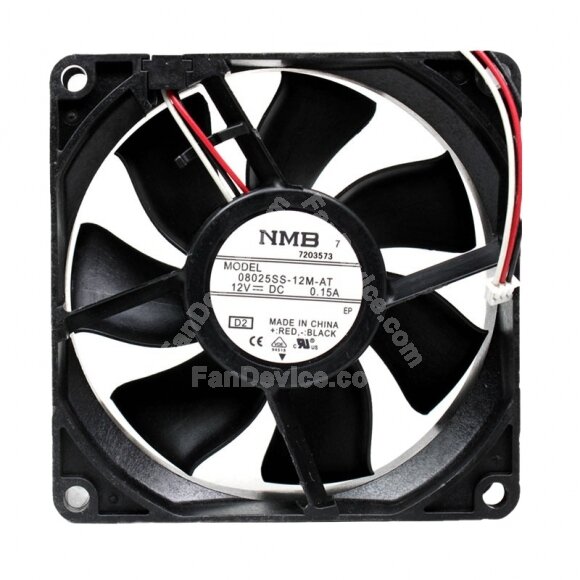 NMB 08025SS-12M-AT DC 12V 0.15A 8025 Axial Cooling Fan