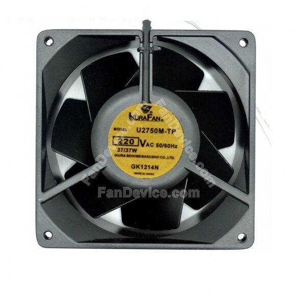 IKURA U2750M-TP AC 220V 2 Wires Axial Cooling Fan