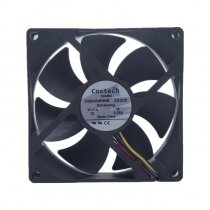 Costech D09A04HWB ZSQ30 DC 12V 0.25A 9025 Axial Ball Bearing Cooling Fan