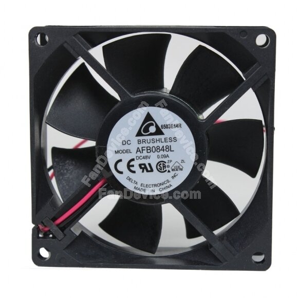 Delta AFB0848L DC 48V 0.09A 2 Wires / 3 Wires Axial Cooling Fan