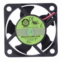 MAGIC MGA5012MR-A20 DC 12V 0.12A 2 Wires Axial Cooling Fan