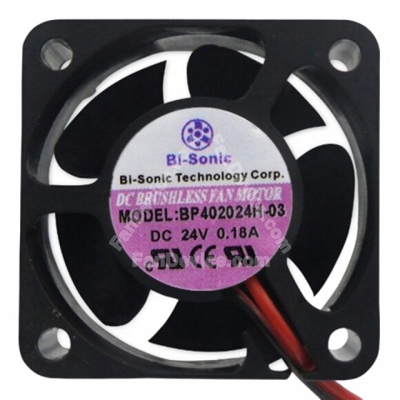 BI-Sonic BP402024H-03 DC 24V 0.18A 4020 Axial Brushless Cooling Fan