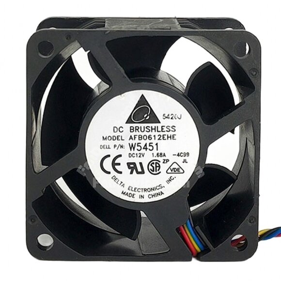 Delta AFB0612EHE DC 12V 1.68A 6038 Axial Cooling Fan