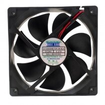 MECHATRONICS G1225H24B-FSR-EM-BLK DC 24V 0.27A 12025 Axial Ball Bearing Cooling Fan