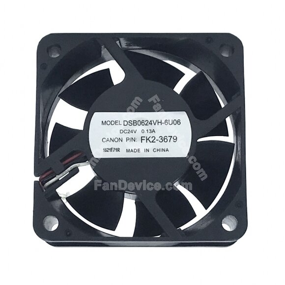 Delta DSB0624VH-6U06 DC 24V 0.13A 3 Wires Axial Cooling Fan