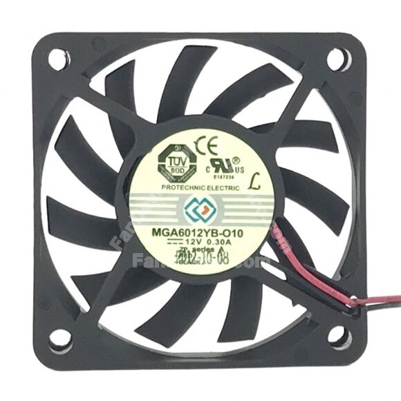 MAGIC MGA6012YR-O10 DC 12V 0.30A 6010 Axial Cooling Fan