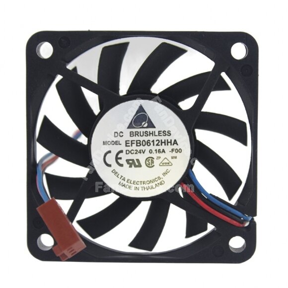 Delta EFB0624HHA DC 24V 0.16A 6010 Axial Brushless Cooling Fan