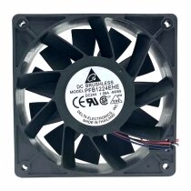 Delta PFB1224EHE DC 24V 1.08A 2 Wires / 3 Wires Axial Cooling Fan