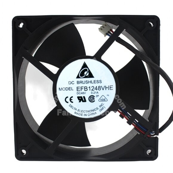 Delta EFB1248VHE DC 48V 0.21A 12038 Axial Brushless Cooling Fan