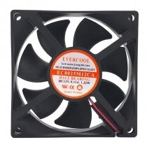 EVERCOOL EC8025M12CA DC 12V 0.11A 1.32W 8025 Axial Ball Bearing Cooling Fan